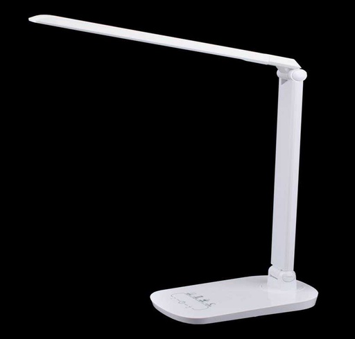 [L5358WH] 8 Watt LED 16.1"x3.3"x5.8" White Desk Lamp (8 pcs/ctn)