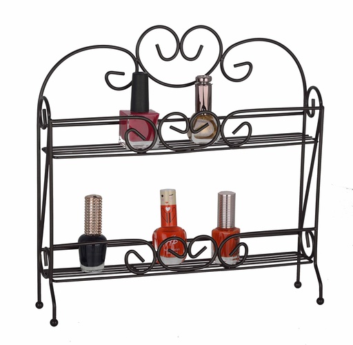 [19006] 2-Tier Bronze Over-the-Door Nail Polish Rack (12 pcs/ctn)