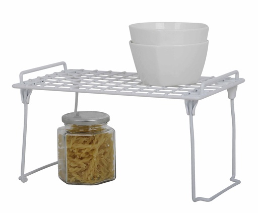 [19007] 1 Tier White Steel Spice Rack (12 pcs/ctn)