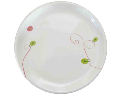 [M904-11S] 11" Round Dinner Plate, 100% Melamine (24 pcs/ctn)