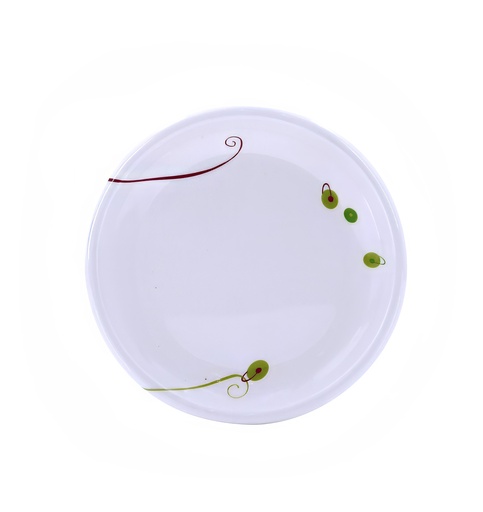 [M904-8S] 8" Round Plate, 100% Melamine (24 pcs/ctn)