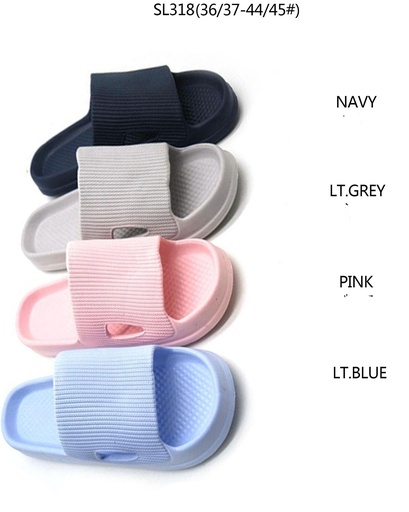 [SL318] Unisex Summer Slippers, Mixed Colors (48 pair/ctn)