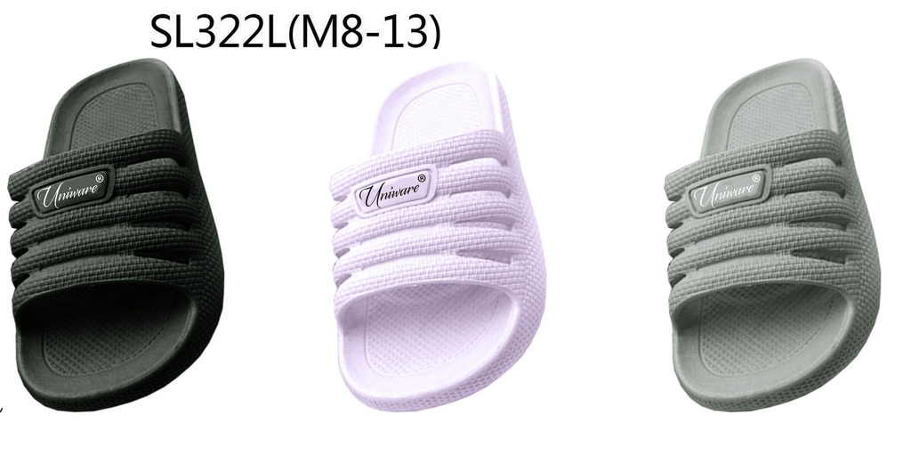 Man Summer Slippers, Mixed Colors (36 pair/ctn)