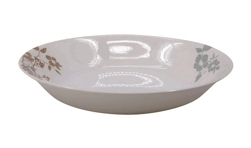 [M913-75R] 7.5" Shallow Bowl, 100% Melamine (48 pcs/ctn)