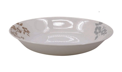 [M913-85R] 8.5" Shallow Bowl, 100% Melamine (48 pcs/ctn)