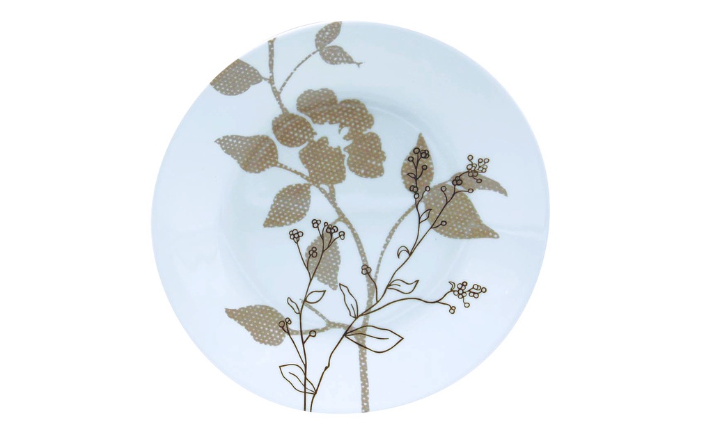6.75" Dinner Plate, 100% Melamine (48 pcs/ctn)