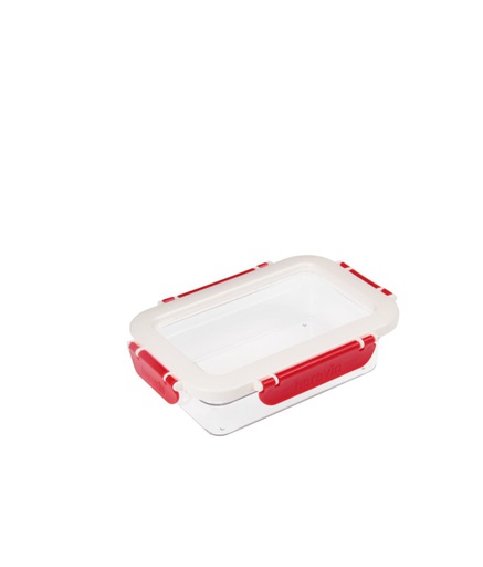 [P50600RD] 600ml Red BPA Free Airtight Food Container (18 pcs/ctn)