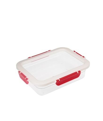 [P51300RD] 1300ml Red BPA Free Airtight Food Container (12 pcs/ctn)