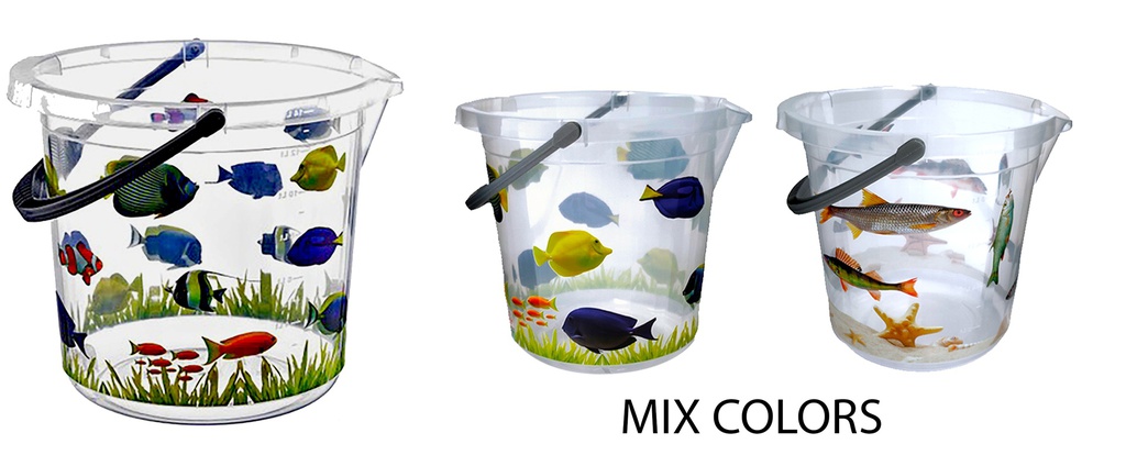 10 Liter Decorated Cleaning Bucket (10 pcs/ctn)