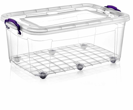 [P70030] 30 Liter 8"x12"x5" Multi-Box with Wheels (6 pcs/ctn)