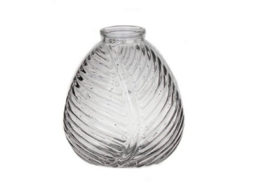 [GA2700] Clear Glass Vase, H5.1"xD4.7",  13x12cm (24 pc/ctn)