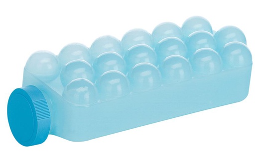 [P71138] 18 Semi Sphere Blue Ice Bottle (24 pcs/ctn)