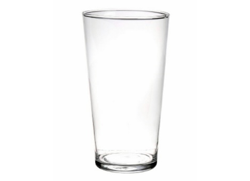 Clear Glass Vase, H9.8"xD5.5",  25x14cm (6 pc/ctn)