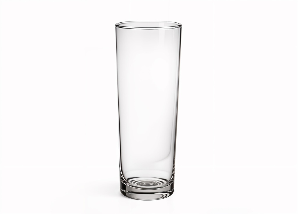 Clear Glass Vase, H9.4"xD3.7",  24x9.4cm (6 pc/ctn)