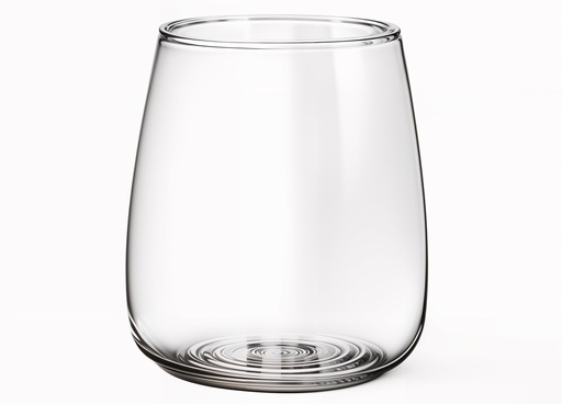 [GA2523] Clear Glass Vase, H8.9"xD7.5",  22.7x19cm (4 pc/ctn)
