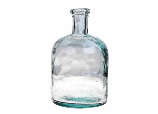 [GA2609] Clear Recycled glass Vase, H9.4"xD5.9",  24x15cm (6 pc/ctn)