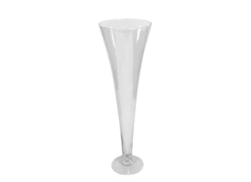 Clear Glass Vase, H15.7"xD6.9",  40x17.5cm (1 pc/ctn)
