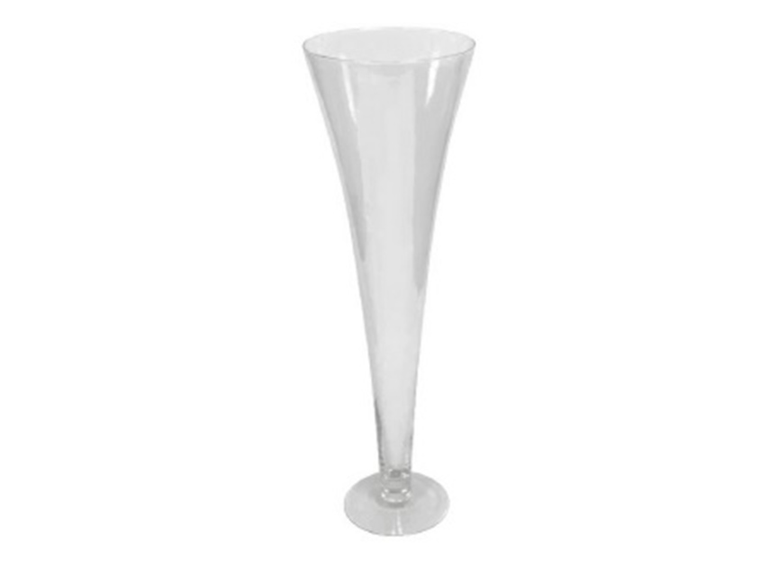 Clear Glass Vase, H23.6"xD7.9",  60x20cm (1 pc/ctn)
