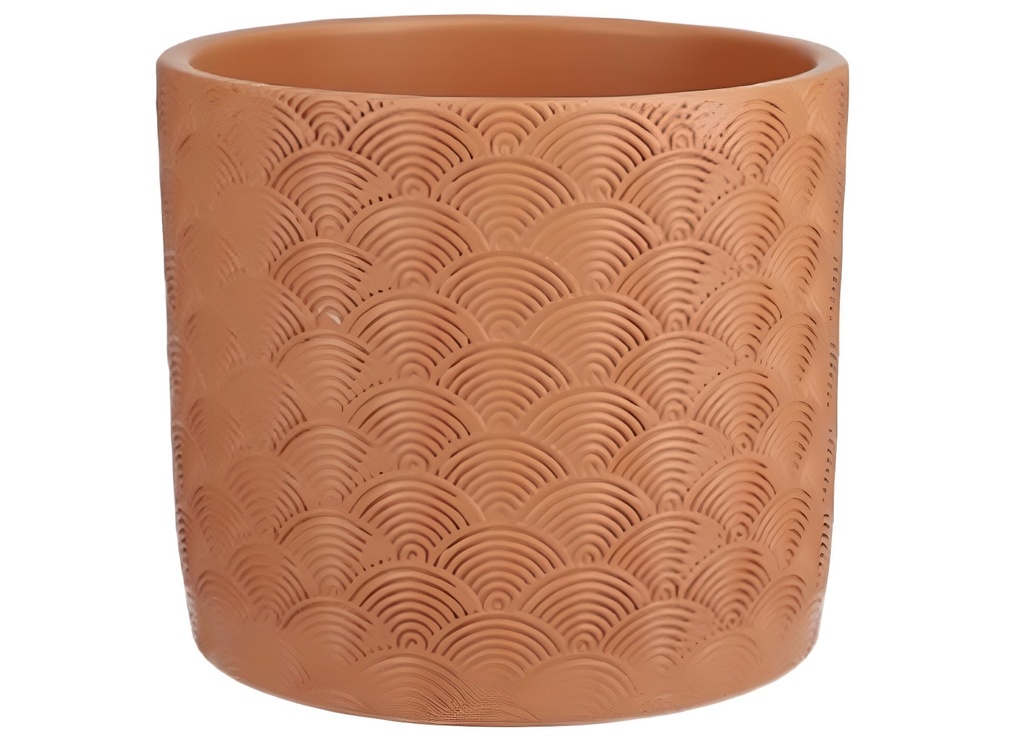 Toscany Ceramics Flower Pot, H4.8"xD5.3",  12.3x13.5cm (6 pc/ctn)