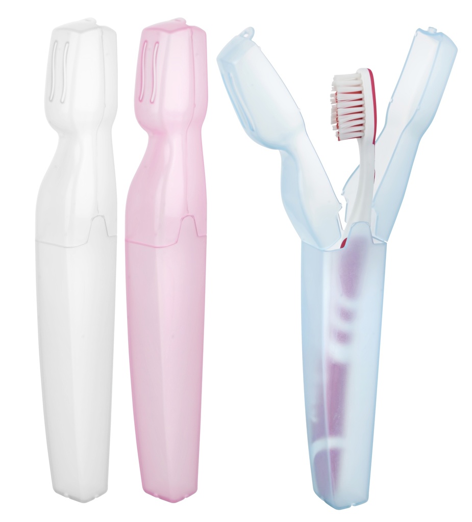 2 Toothbrush Travel Case Set (36 sets/ctn)