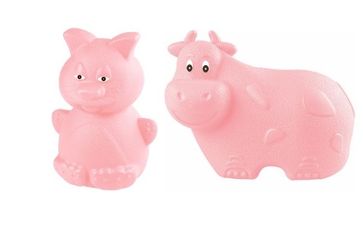 [P73901] Childrens Animal Piggy Bank, Mixed Colors (24 pcs/ctn)
