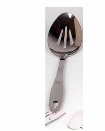 [20058] 10" Stainless Stee Slottedl Server Spoon (72 pcs/ctn)