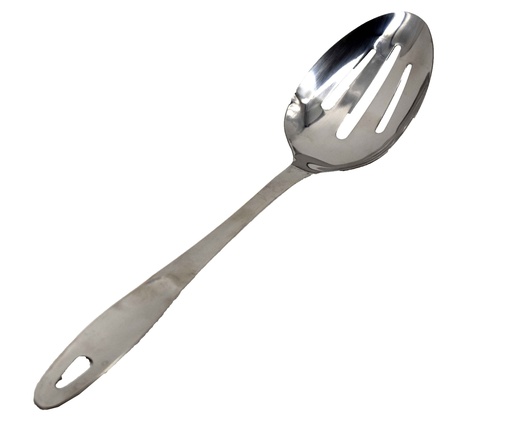 [20058] 10" Stainless Steel Slotted Server Spoon (72 pcs/ctn)