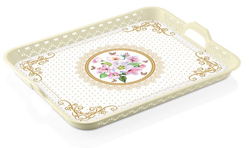 [P75003] 16"x12"x1.5" Bicycle Design Serving Tray (24 pc/ctn)