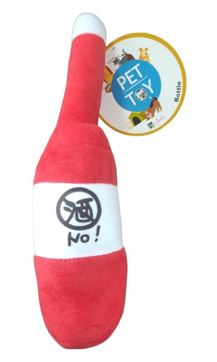 [PP-T10] 10.6" Dog Toy Bottle Super Soft Texture (90 pcs/ctn)