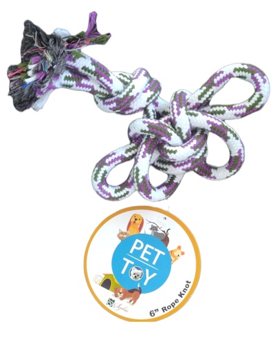 [PP-T11] Polyester Knotted Rope Dog Toy (80 pcs/ctn)