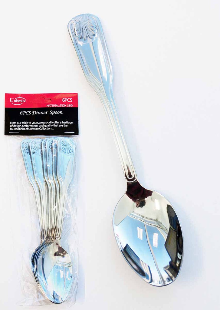 18/0 Stainless Steel Dinner Spoon (300 pcs/ctn)