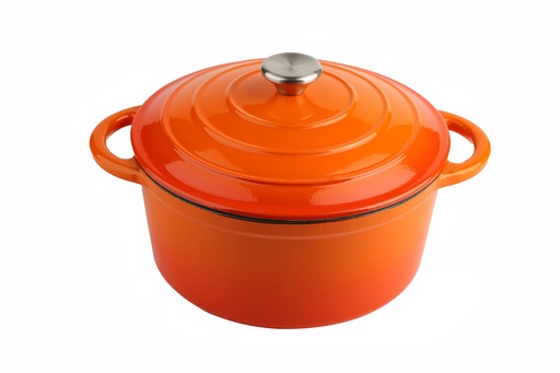 [4503-26] Enamel Cast Iron Casserole, 5qt, 10" (2 pc/ctn)