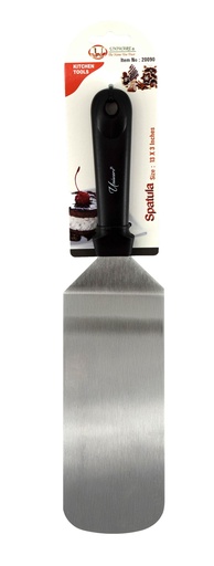 [20090] 13.5" Stainless Steel Spatula w. Plastic Handle (48 pcs/ctn)
