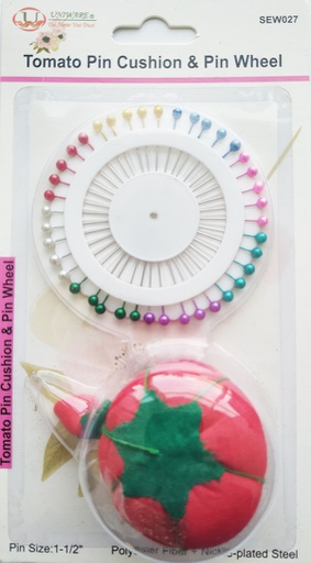 [SEW027] Pin Wheel and Pin Cushion with Pin Sharpener (288 pcs/ctn)