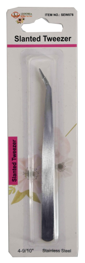 Stainless Steel Angled Tweezers (288 pcs/ctn)