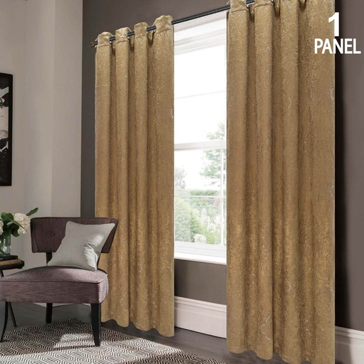 [WC56001OL] 54"x84" Elara 99% Blackout Grommet Window Curtain, 100% Polyester (12 pc/ctn)