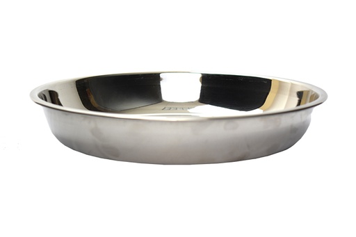 [2022] 8.6" Stainless Steel Shallow Plate (24 pcs/ctn)