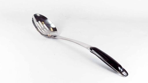[20232] 13" S.S. Slotted Spoon with Red Speckled Handle (72 pcs/ctn)