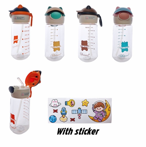 [7218] 550ml BPA Free Sports Bottle (24 pc/ctn)