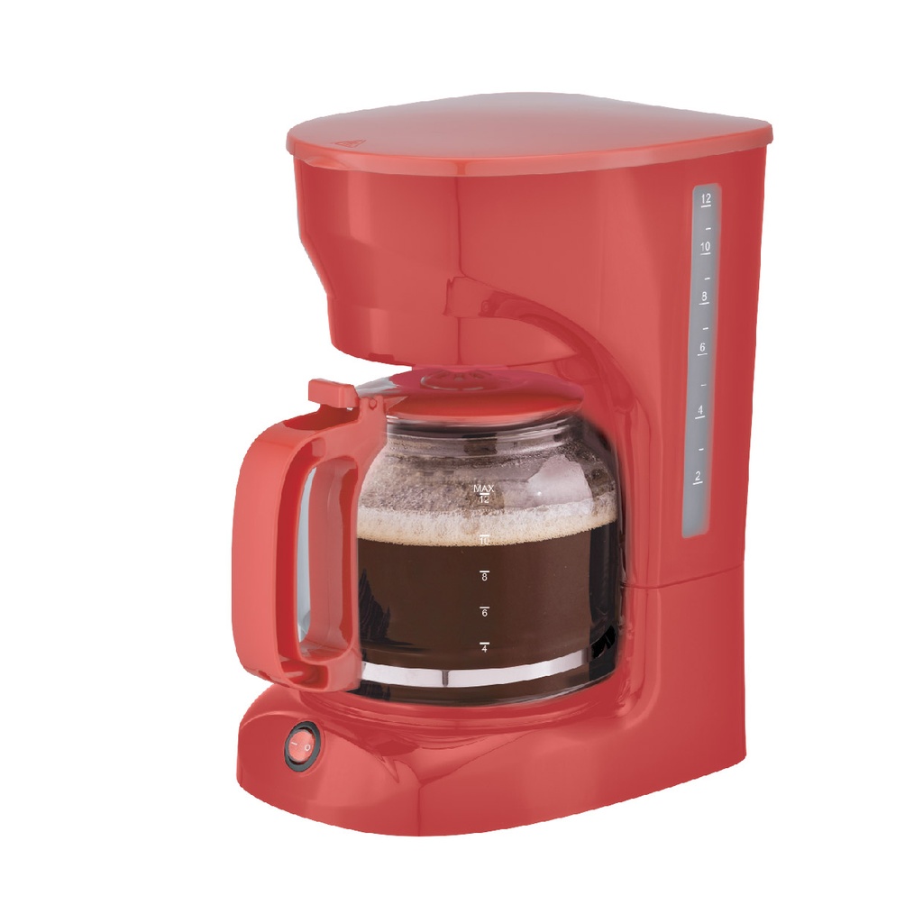 12 Cup 1800ml Coffee Maker, ETL Certified, 950W, Red(4 pc/ctn)
