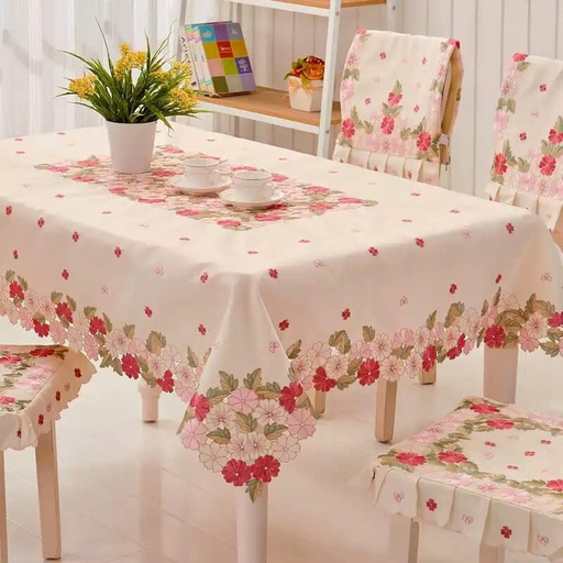 [TC54157] 54"x72" Flower Pattern Lace Table Cloth (10 pcs/ctn)