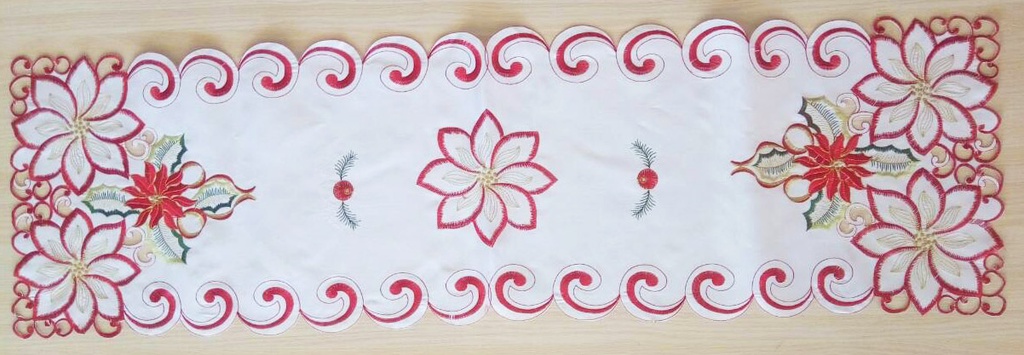 16&quot;x72&quot; Flower Design Table Cloth, Mixed Color (1000 pcs/ctn
