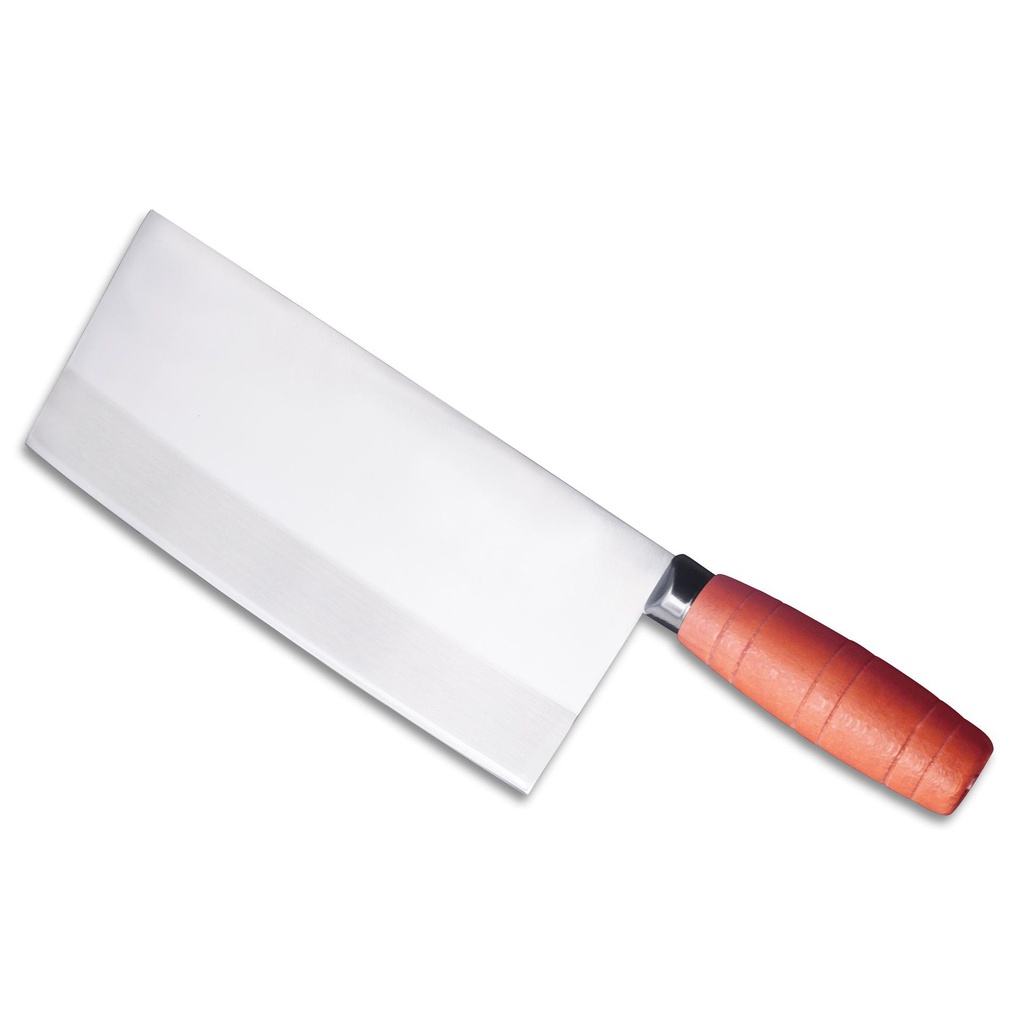 12.25" Heavy Gauge Stainless Steel Chinese Cleaver; 8" Blade (24 pcs/ctn)
