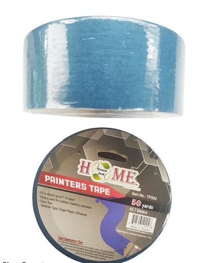[TP004] 50 Yard 14 Days UV Blue Painters Tape, 48mm (48 pc/ctn)