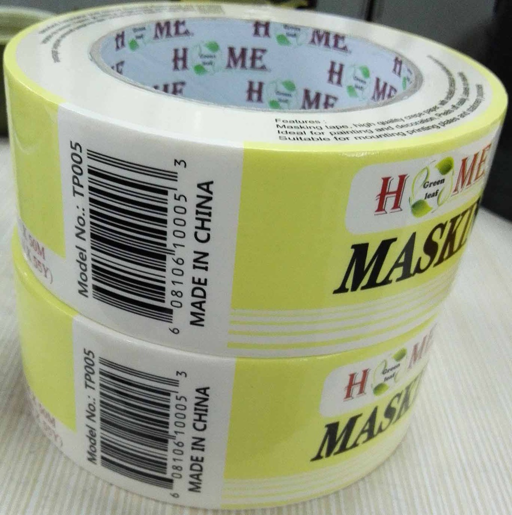48mmx55 Yard Off-White Masking Tape, 48mm (48 pc/ctn)
