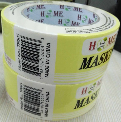 [TP005] 48mmx55 Yard Off-White Masking Tape, 48mm (48 pc/ctn)