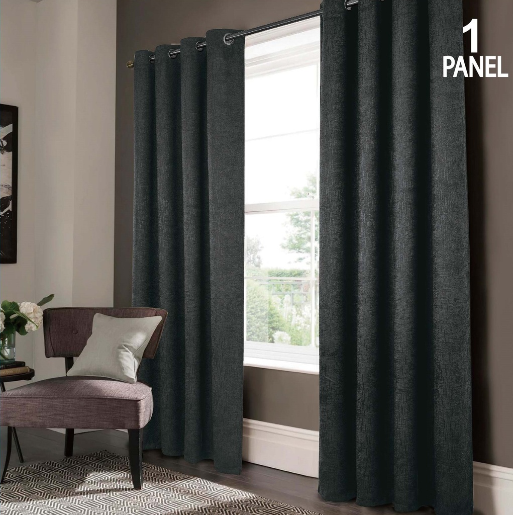 54"x84" Ada 99% Blackout Grommet Window Curtain, 100% Polyester (12 pc/ctn)