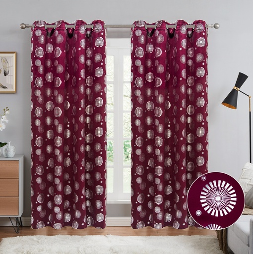 [WC56002BD] 54"x84" Bella 99% Blackout Grommet Window Curtain, 100% Polyester (12 pc/ctn)