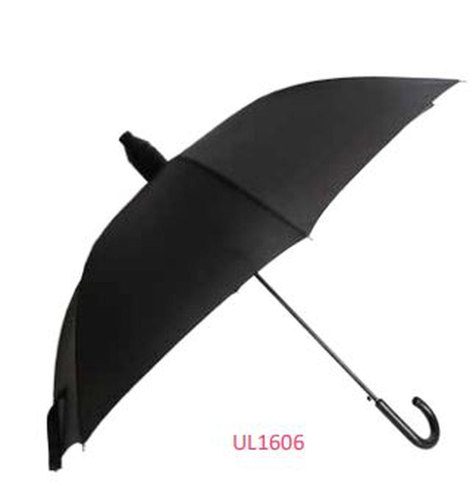 23&quot; Black Hard Cover Straight Auto Open Umbrella (48 pcs/ctn