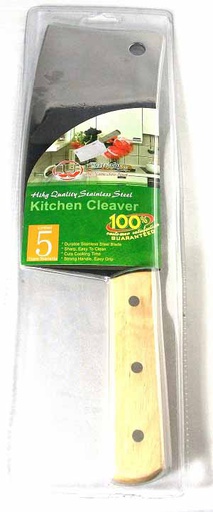 [20344] Heavy Gauge Stainless Steel Chinese Cleaver (24 pcs/ctn)